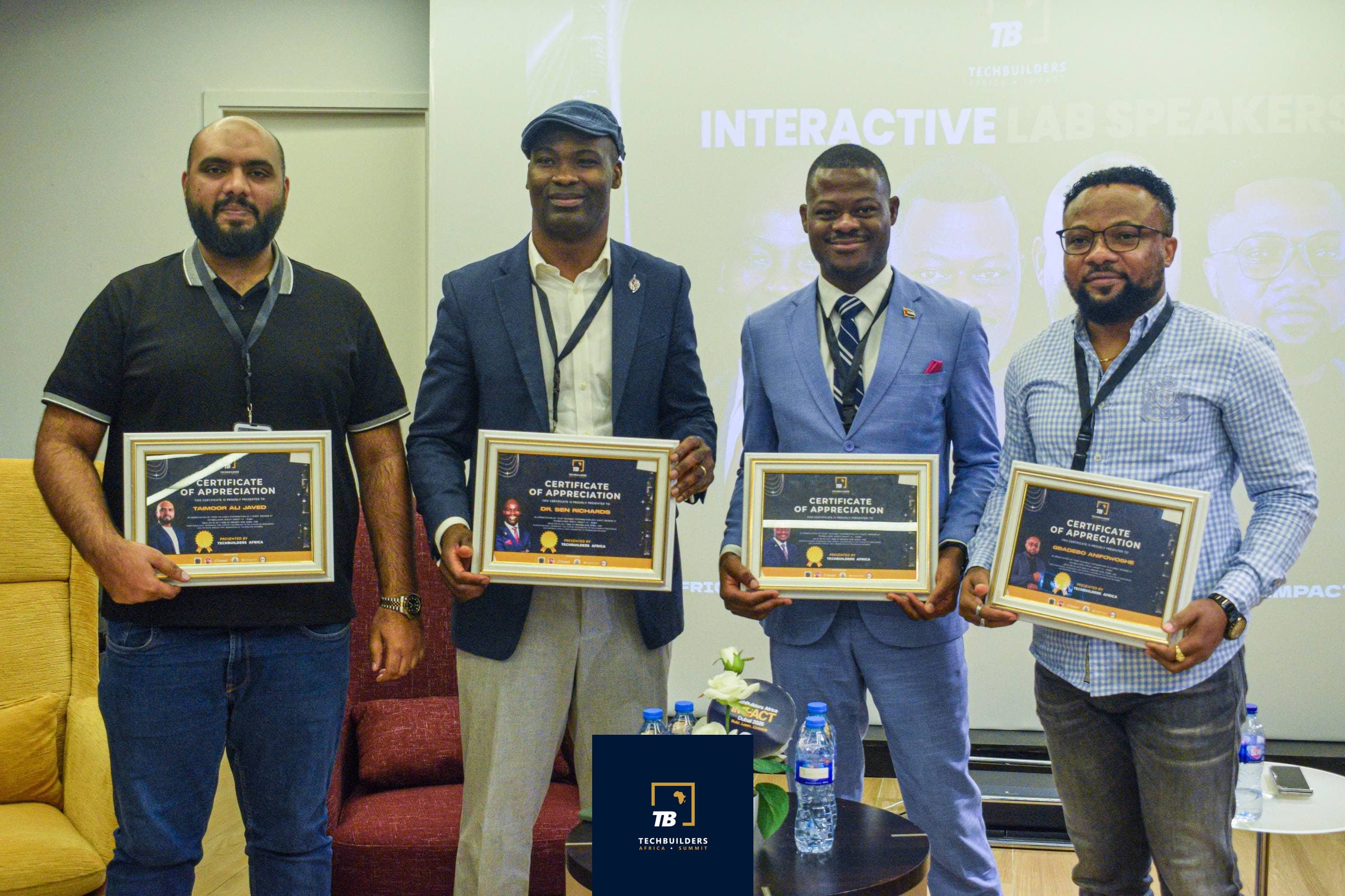 Guests networking at TechBuilders Africa IMPACT Dubai