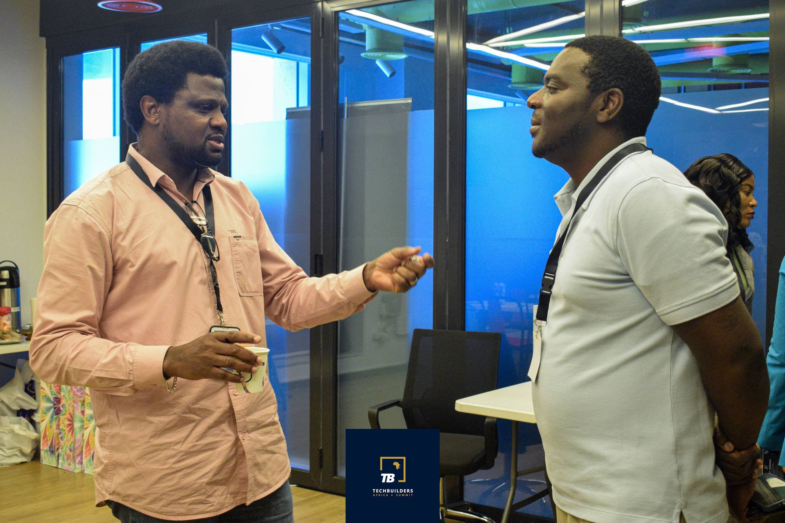 Community members connecting at the event