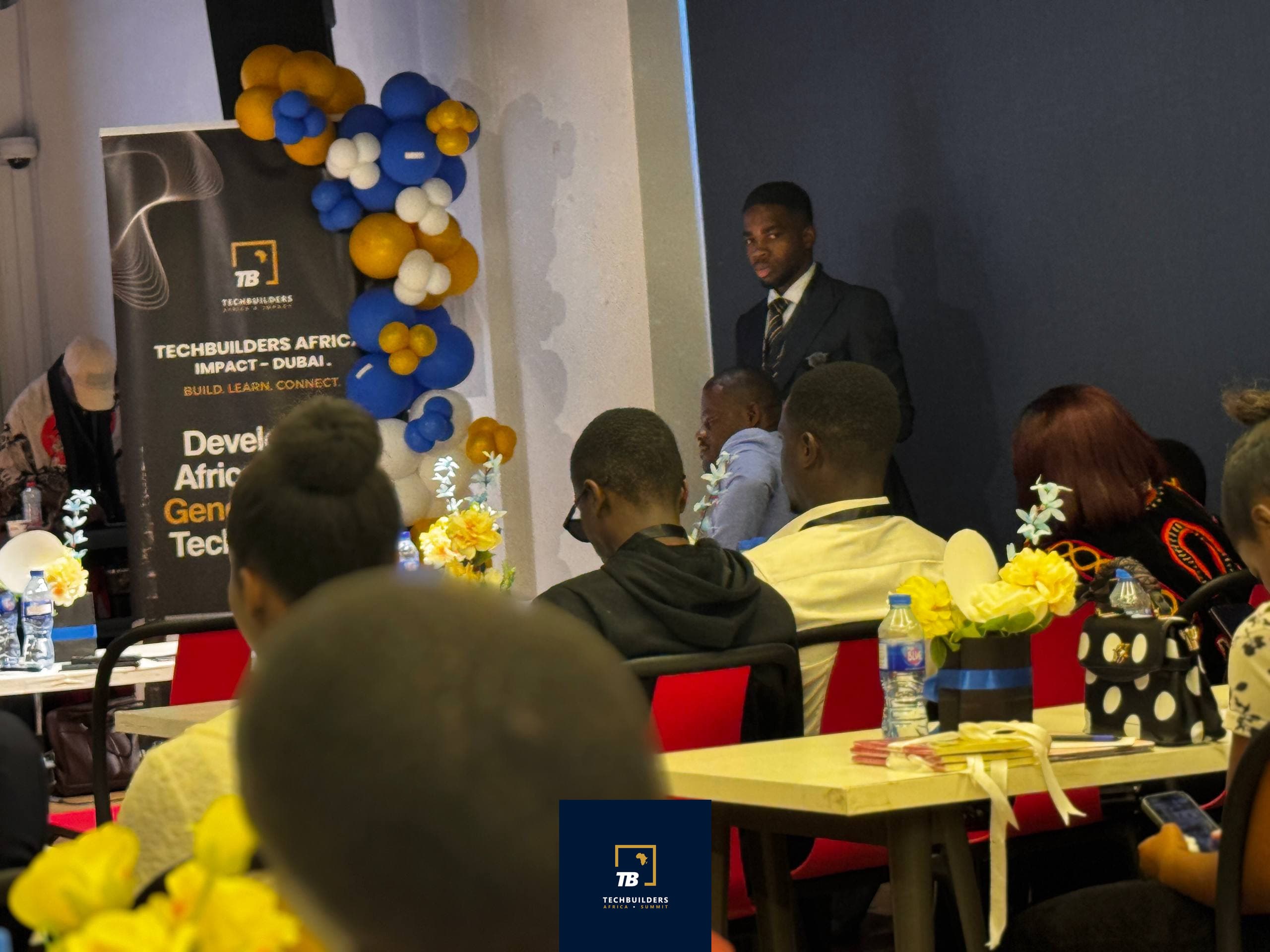 Networking and conversations at the event venue