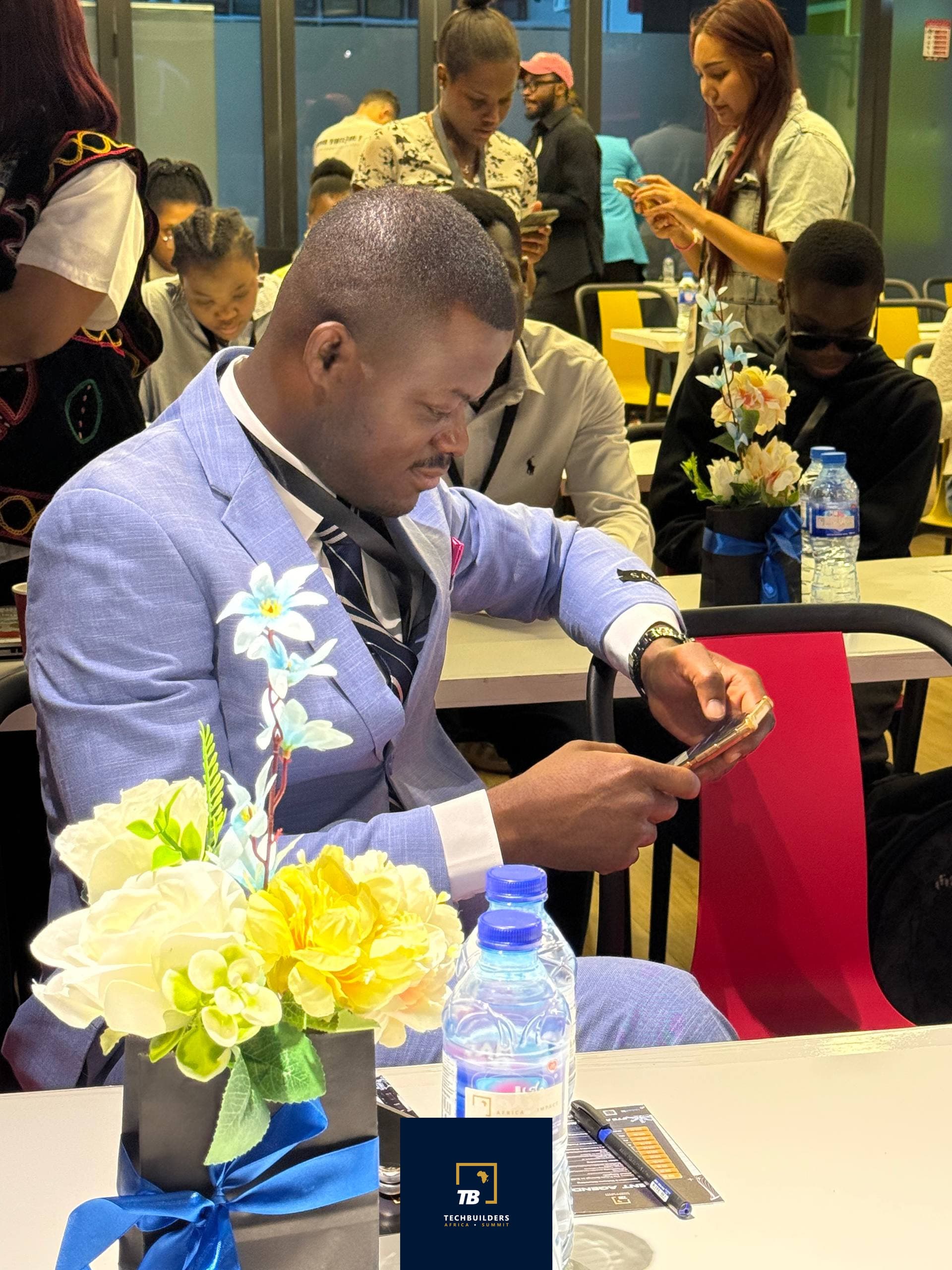 Speaker presenting at TechBuilders Africa IMPACT